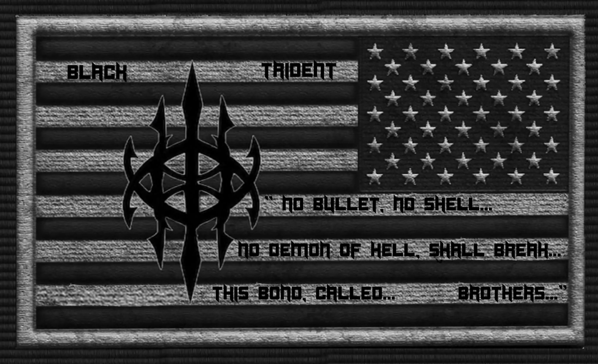 Black Trident Patches V2