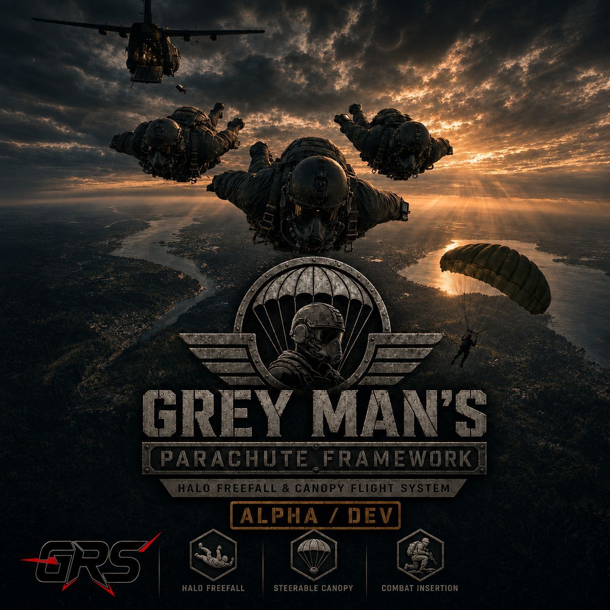 Grey Mans Chute Framework preview