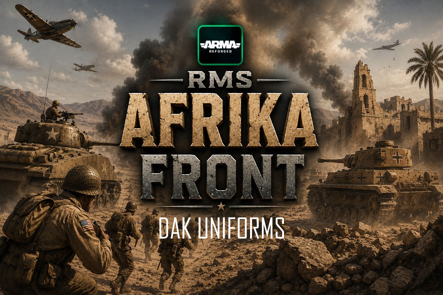RMS WW2 DAK Uniforms preview