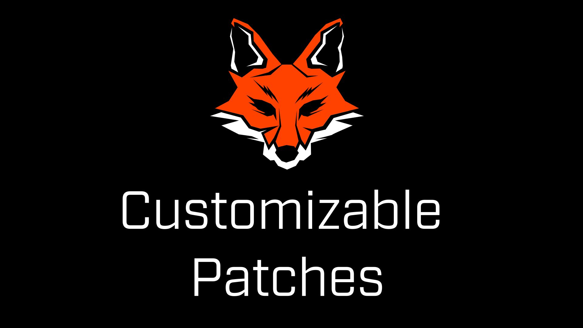 Customizable Patches preview