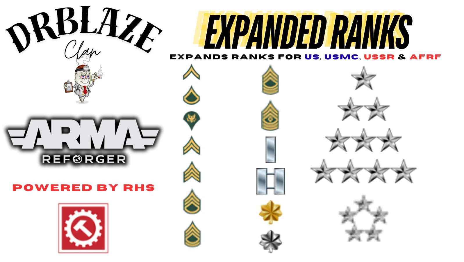 Expanded Ranks RHS by DrBlaze