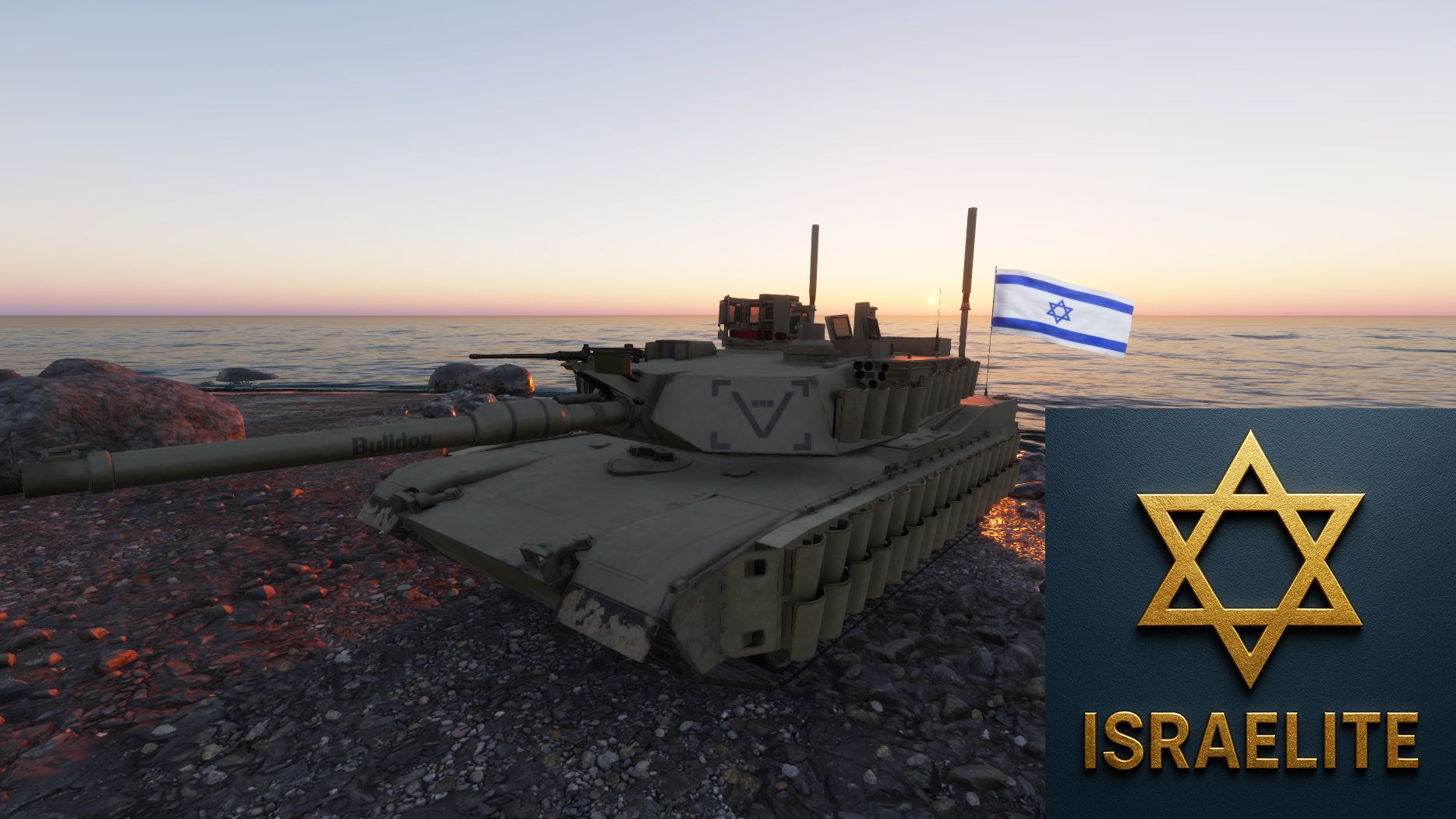 M1A2 Abrams IDF Flag