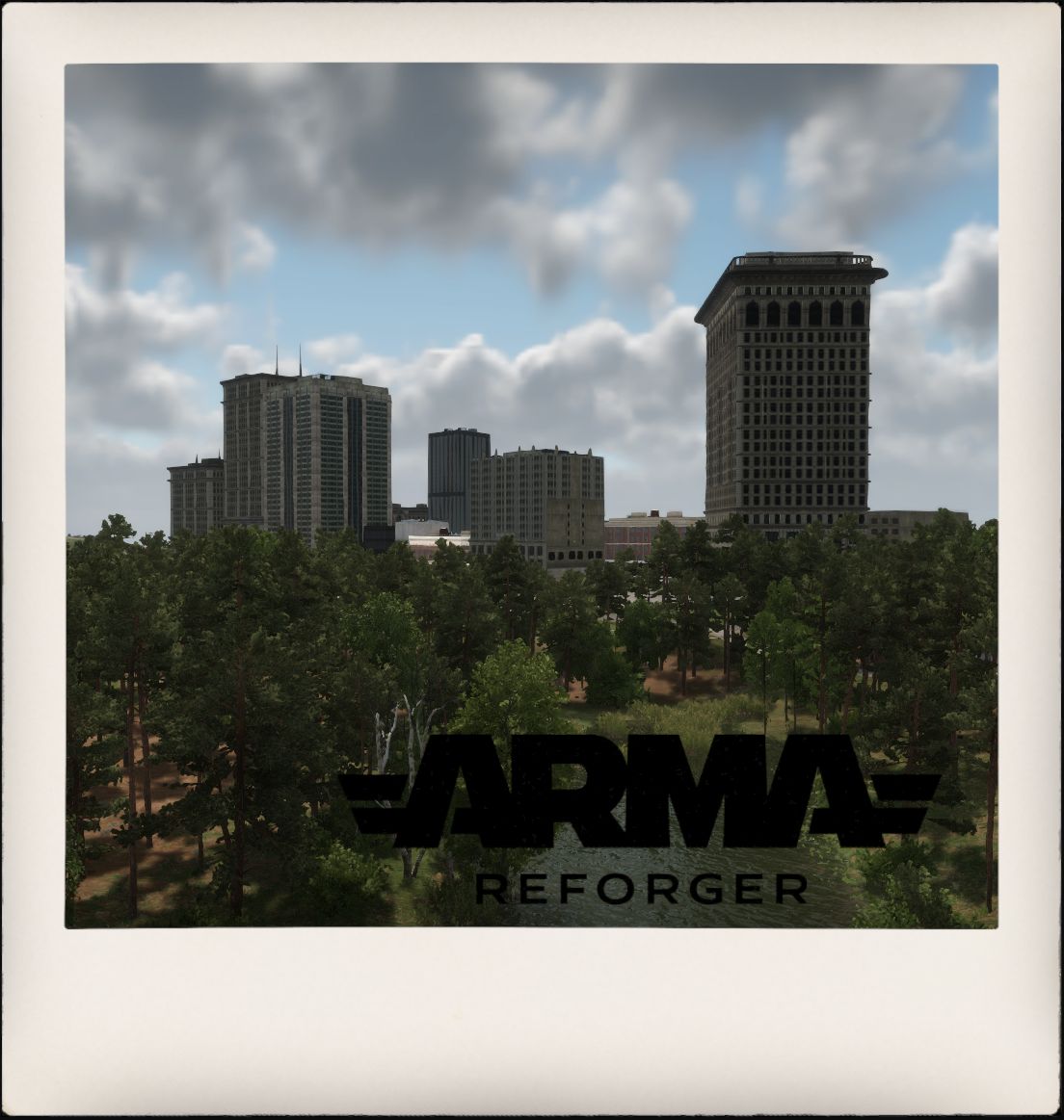 Downtown buildings set