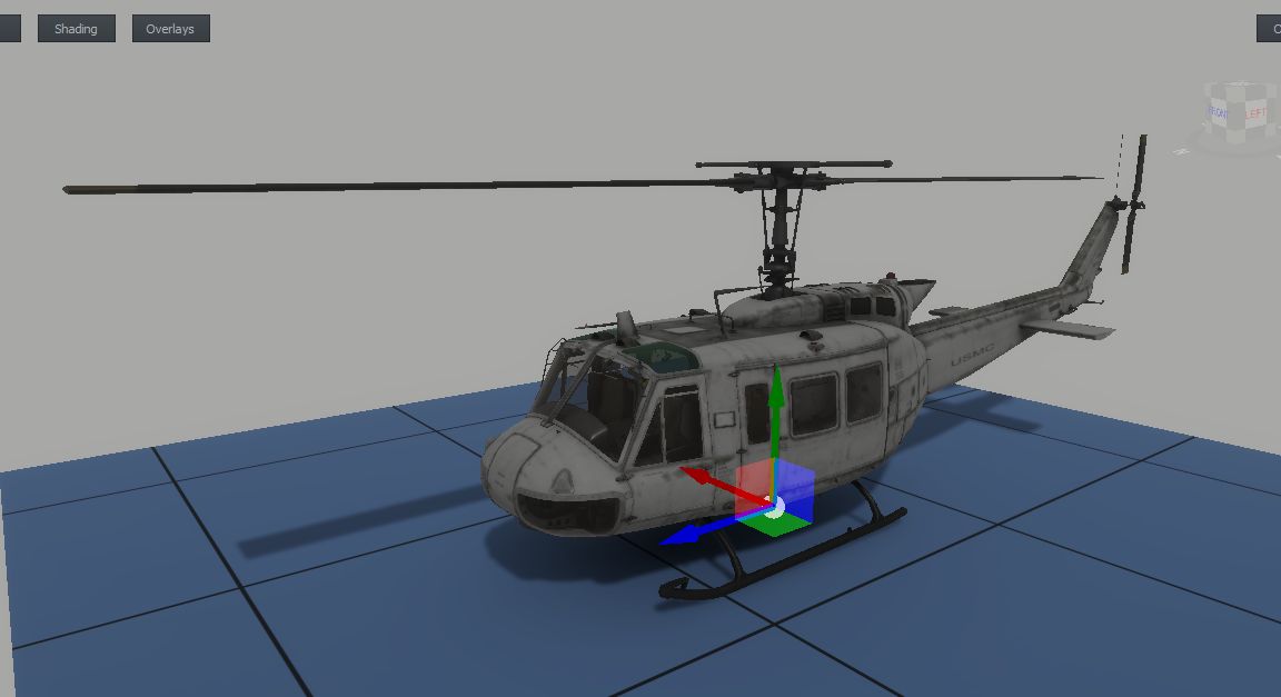 captians USMC UH-1H reskin